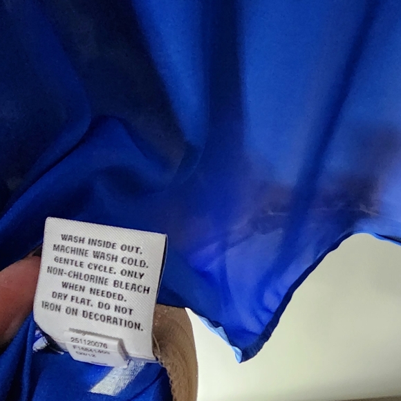 Tracy Reese for Neiman Marcus top royal blue plus size XXL sequin blouse - Picture 6 of 11